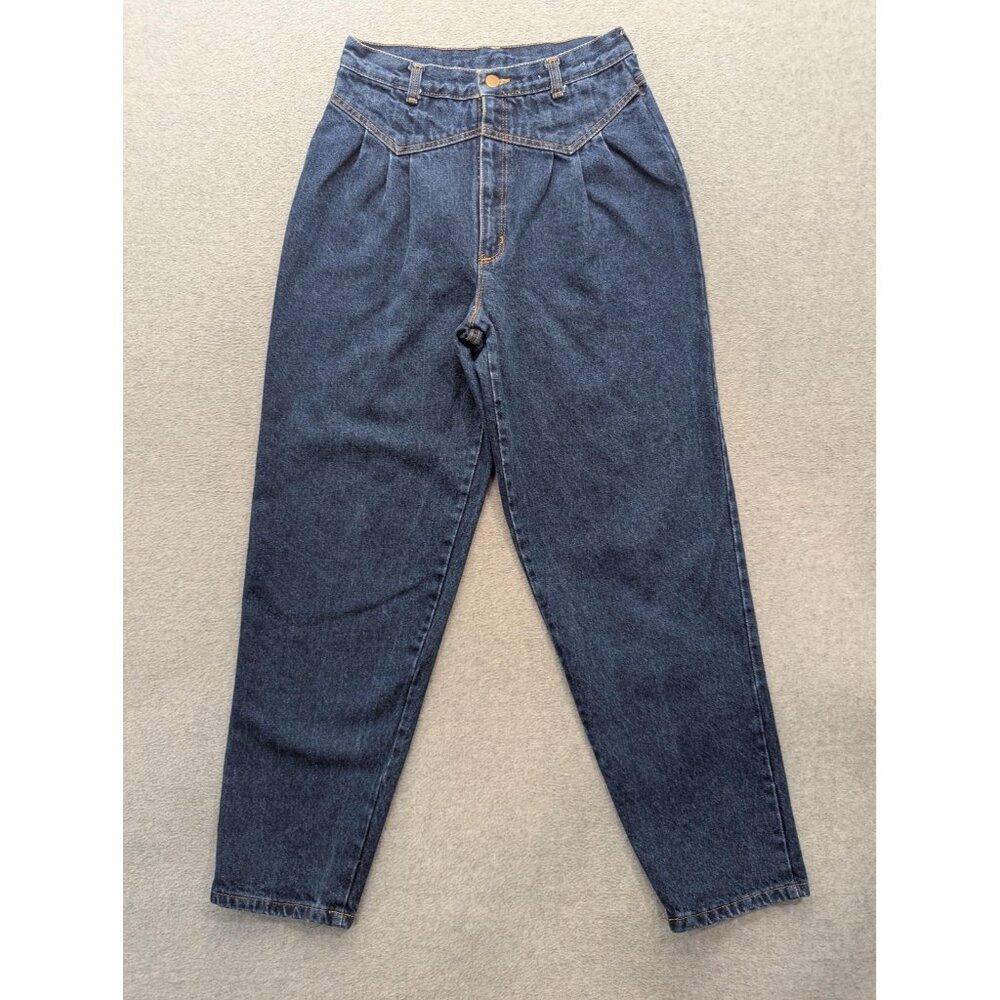 Vintage Boca Chica Jeans Womens 10 High Waist Pleated Tapered Made USA 90s Boho